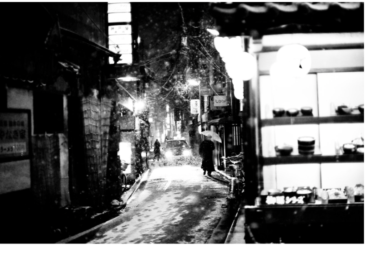 Snowlit Alley